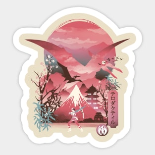 Pink Ranger Ukiyo E Sticker